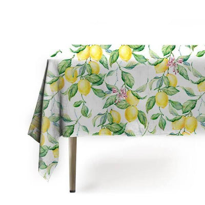 Lemons & Leaves tablecloth