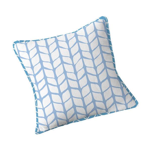Double sided Scatter Cushion with piping - Watercolor pattern - LAPERLE