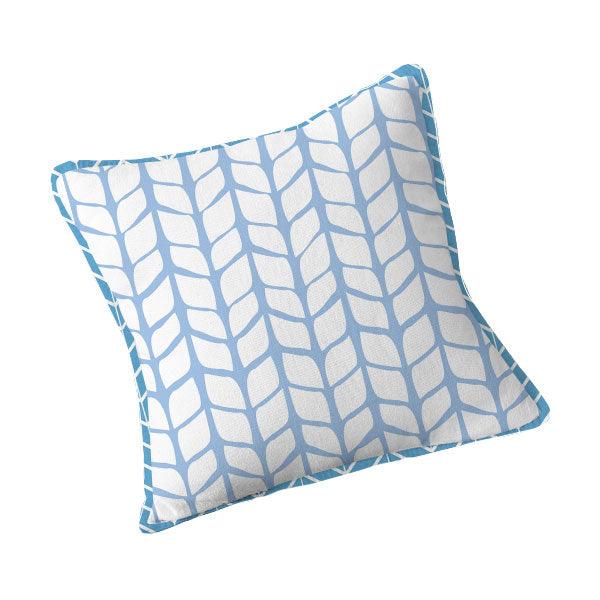 Double sided Scatter Cushion with piping - Watercolor pattern