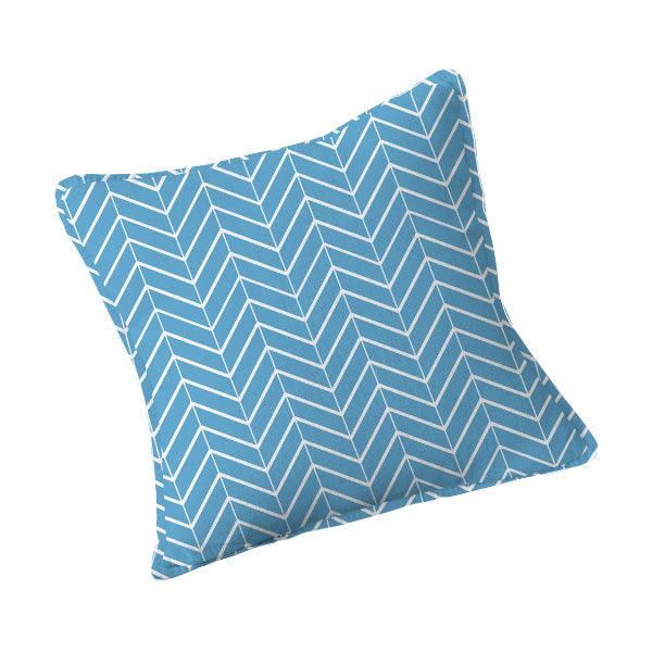 Double sided Scatter Cushion with piping - pattern - LAPERLE